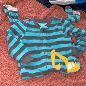 🌿5/$25 Carter’s construction fleece Footie | 2T